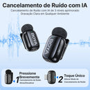 Mini Microfone de lapela sem fio BOYA com cancelamento de ruído para iPhone iPhone15-16 iPad Android Tipo C Smartphone, Câmera, YouTube Jogo Áudio ao vivo Gravação de vídeo Entrevista Vlog Transmissão sem fio 100m