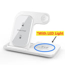 Carregador 3 em 1 Wireless portátil, dobrável para celulares, fone de iouvido e smartwatch - muito útil