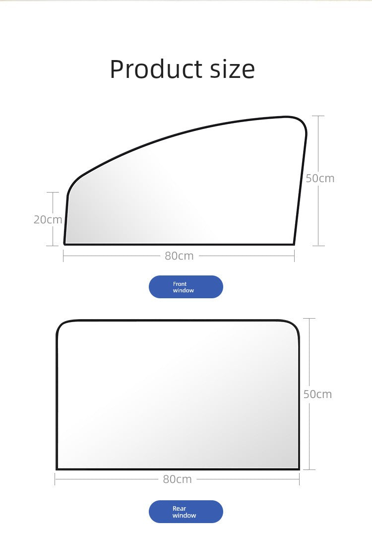 Auto Cortina Sunshade Magnetica para carro Protetor solar