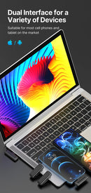 Ulanzi J12 Microfone de lapela sem fio Gravação de áudio e vídeo Mini microfone Plug Play para smartphone Android iPhone Transmissão ao vivo