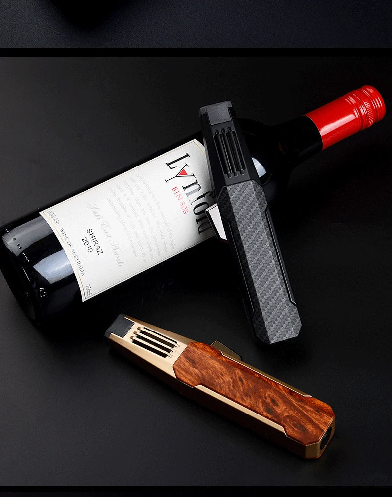 Acendedor Maçarico Recarregável com chama de alta propulsão