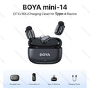 Microfone Boya iPhone 15/16 iPad Android - Sem Fio Profissional