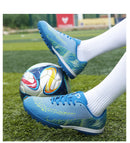 Teenager Sports Training Professional Soccer Shoes Kid Broken Nail Comfortable Sports Shoes Adult Long Nail Sports Soccer shoes