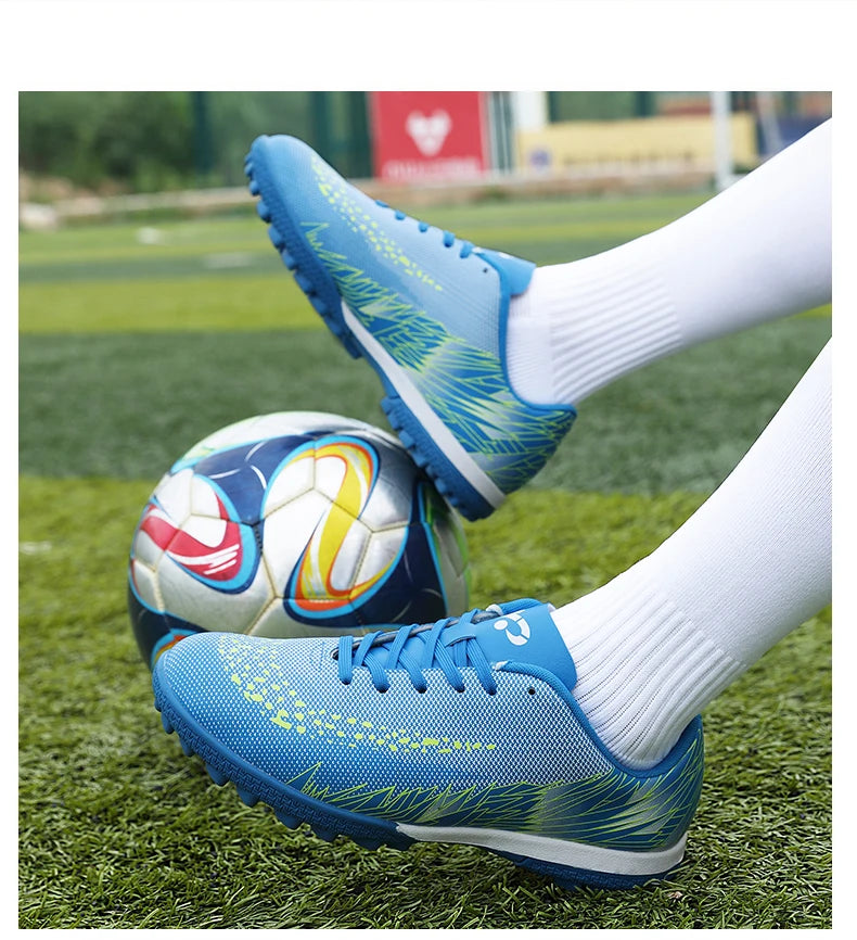 Teenager Sports Training Professional Soccer Shoes Kid Broken Nail Comfortable Sports Shoes Adult Long Nail Sports Soccer shoes