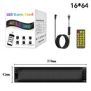 Olho digital para caminhão pára-brisa rolagem display led led engraçado olho bluetooth app controle programável sinais de exibição luz