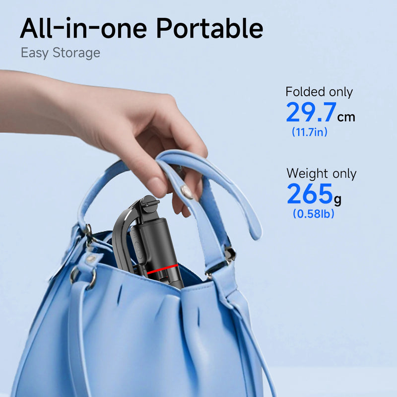 Selfie Stick F15 Bluetooth 68cm - Controle Remoto MENOR PREÇO!