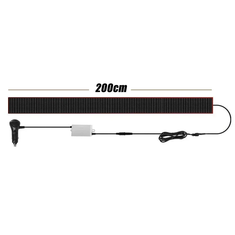 Olhos diabo Super led painel tela de luz flexível controle remoto para carro caminhão pára-brisa