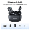 Microfone Boya iPhone 15/16 iPad Android - Sem Fio Profissional