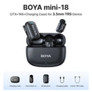 Microfone Boya iPhone 15/16 iPad Android - Sem Fio Profissional