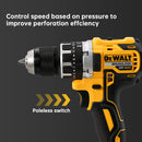 Furadeira de impacto sem fio Dewalt DCD796 sem escova Furadeira sem fio Multifuncional Portátil Recarregável Bateria 20 V Ferramentas elétricas
