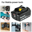 Bateria e carregador para chave de fenda Makita BL1860, BL1850B, BL1850, BL1840 e BL1830, baterias de reposição de 18 V para ferramentas elétricas. 2025