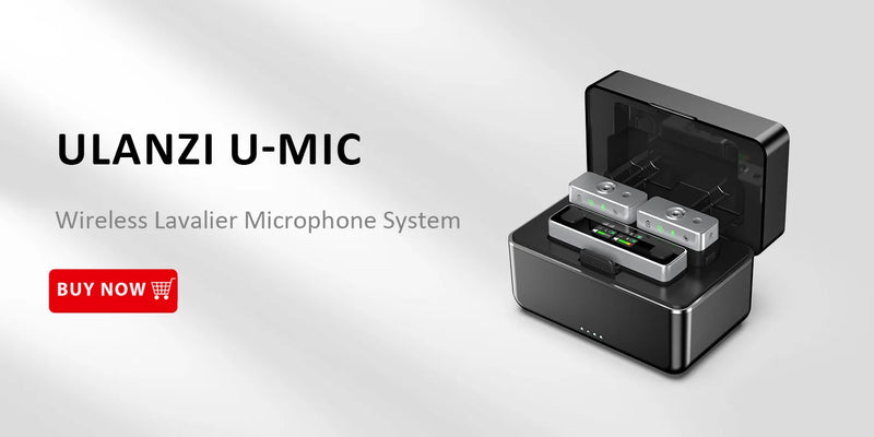 Ulanzi J12 Microfone de lapela sem fio Gravação de áudio e vídeo Mini microfone Plug Play para smartphone Android iPhone Transmissão ao vivo