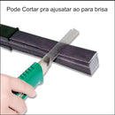 Cortina para-sol protetor de painel fixo no para-brisa do carro, conjunto retrátil sanfonado, película reflexiva UV,  automotivo