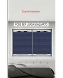 Cortina para-sol protetor de painel fixo no para-brisa do carro, conjunto retrátil sanfonado, película reflexiva UV,  automotivo