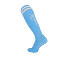 Thickened Anti-Slip Professional Soccer Football Socks for Men Long Sleeve Kids Over Knee Student Striped Sports