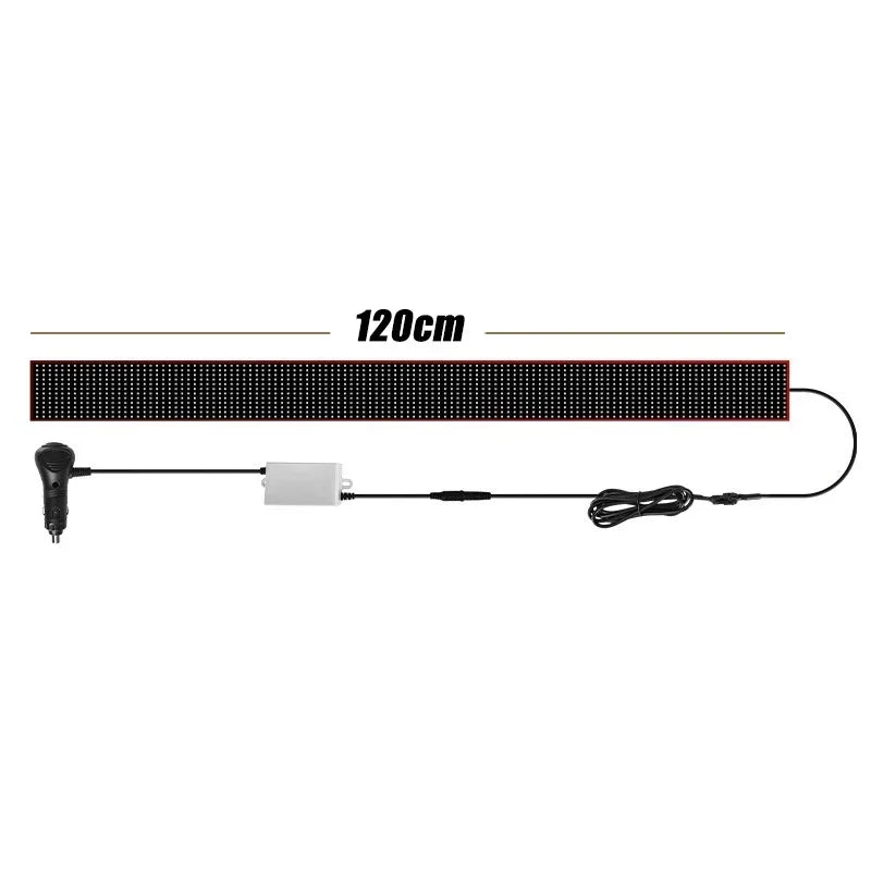 Olhos diabo Super led painel tela de luz flexível controle remoto para carro caminhão pára-brisa