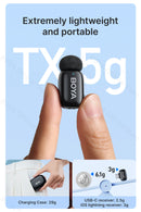 Microfone Lapela Boya Sem Fio - iPhone iPad Android Tipo-C