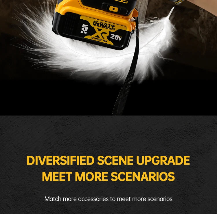 Furadeira de impacto sem fio Dewalt DCD796 sem escova Furadeira sem fio Multifuncional Portátil Recarregável Bateria 20 V Ferramentas elétricas