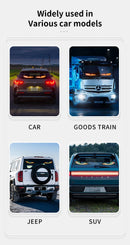 Caminhão olhos matriz pixel painel tela de exibição flexível carro graffiti rolagem texto animação loja lembrete luz grande caminhão luz