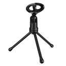 Microfone profissional P2 microfones condensadores de metal para computador laptop estúdio pc gravação voz skype jogos